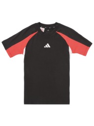 t-shirt με κοντά μανίκια adidas seasonal essentials colorblock t-shirt kids