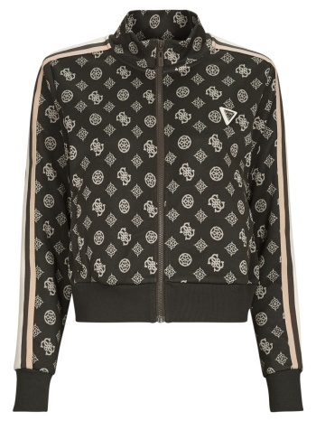 φούτερ guess peony taped fullzip sweatshirt σε προσφορά