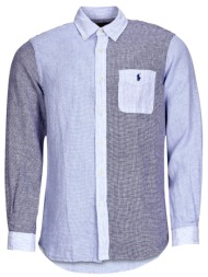 πουκάμισο με μακριά μανίκια polo ralph lauren chemise coupe droite en lin