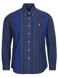 πουκάμισο με μακριά μανίκια polo ralph lauren chemise coupe droite en oxford