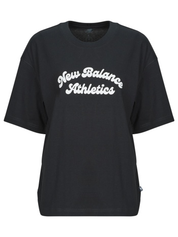 t-shirt με κοντά μανίκια new balance linear heritage σε προσφορά