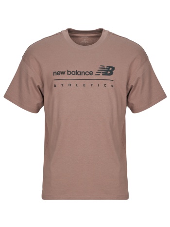 t-shirt με κοντά μανίκια new balance linear graphic t-shirt σε προσφορά