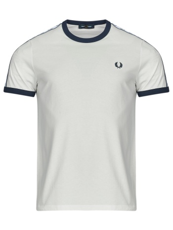 t-shirt με κοντά μανίκια fred perry taped ringer t-shirt