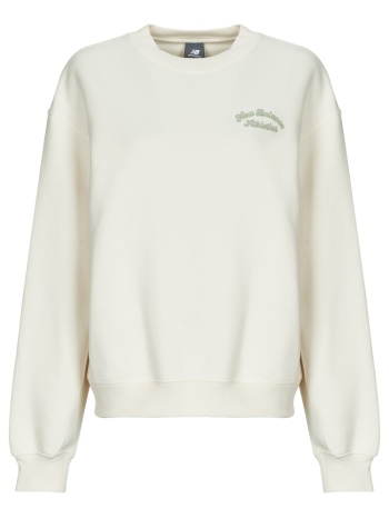 φούτερ new balance linear heritage fleece crew