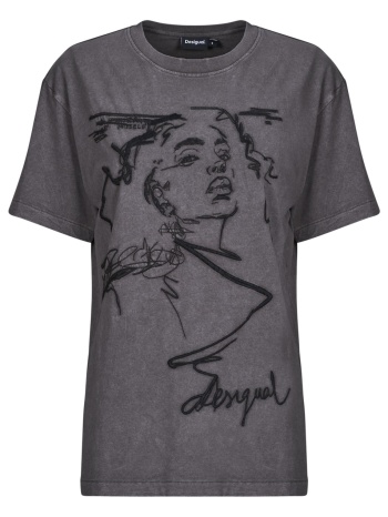 t-shirt με κοντά μανίκια desigual budapest