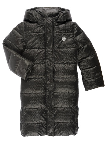χοντρό μπουφάν guess hooded ls long padded puffer σε προσφορά