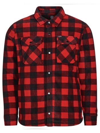 πουκάμισο με μακριά μανίκια volcom bowered fleece ls