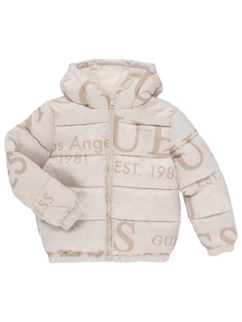 χοντρό μπουφάν guess oversize hooded ls puffer