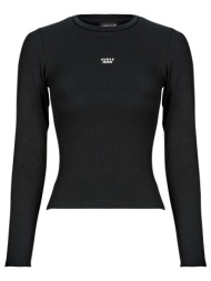 μπλουζάκια με μακριά μανίκια guess cn embro slim top