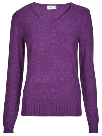 πουλόβερ vila viril rev v-neck l/s