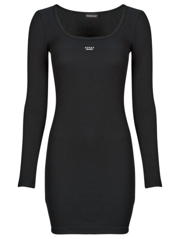 κοντά φορέματα guess dress slim rib embro