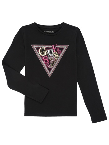 μπλουζάκια με μακριά μανίκια guess ls t-shirt w/sequins