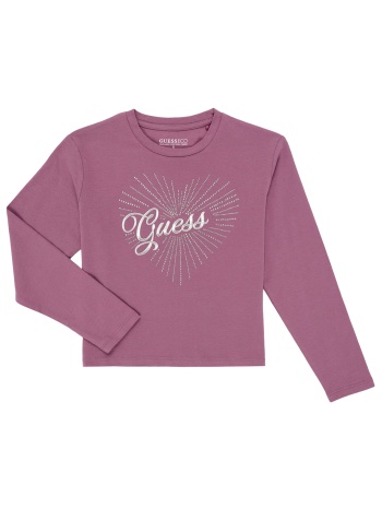 μπλουζάκια με μακριά μανίκια guess midi ls t-shirt σε προσφορά