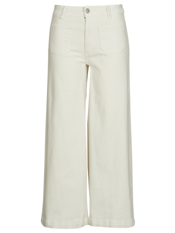 φαρδιά / καμπάνα pepe jeans high rise wide crop tania pocket