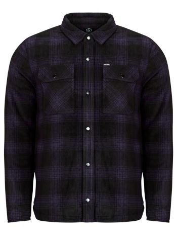 πουκάμισο με μακριά μανίκια volcom bowered fleece ls