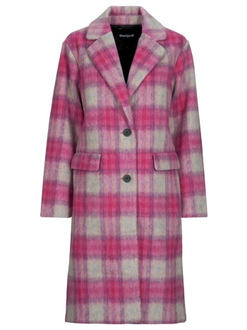 παλτό desigual pinkcheck