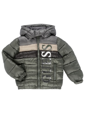 χοντρό μπουφάν guess hooded padded ls puffer w/zip