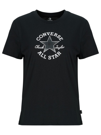 t-shirt με κοντά μανίκια converse chuck patch tee