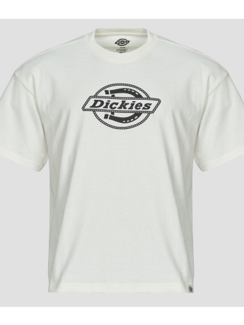 t-shirt με κοντά μανίκια dickies forth shaw tee ss egret