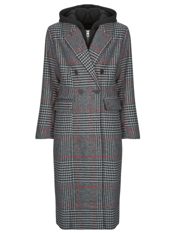 παλτό desigual capucha check