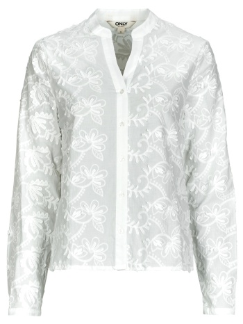μπλούζα only onlcarmen fr l/s 3d emb shirt σε προσφορά