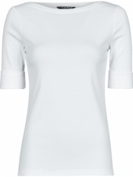 μπλουζάκια με μακριά μανίκια lauren ralph lauren judy-elbow sleeve-knit σύνθεση: βαμβάκι,spandex
