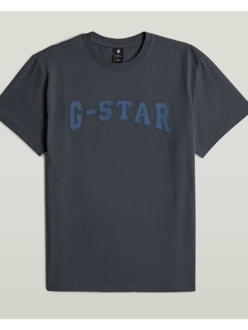 t-shirt με κοντά μανίκια g-star raw d26840 c336 felt logo r σε προσφορά
