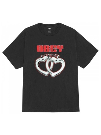 t-shirt με κοντά μανίκια obey cuffs |