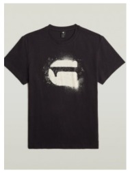 t-shirt με κοντά μανίκια g-star raw spray g logo r t |