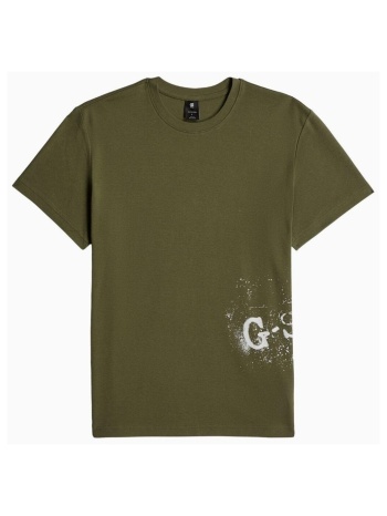 t-shirt με κοντά μανίκια g-star raw sprayed gr r t | σε προσφορά