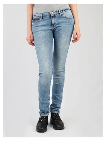 skinny jeans wrangler best blue low waist courtney σε προσφορά