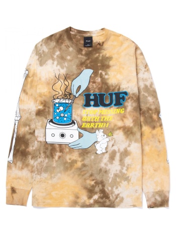 t-shirts & polos huf t-shirt mess tiedye ls | σε προσφορά