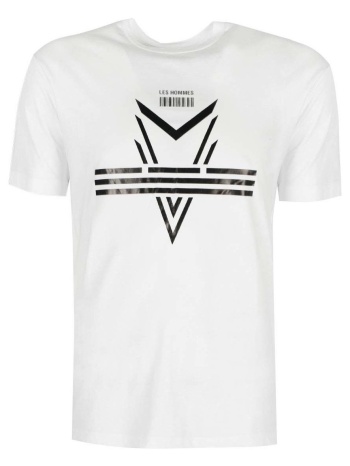 t-shirt με κοντά μανίκια les hommes ljt204-700p | darts |