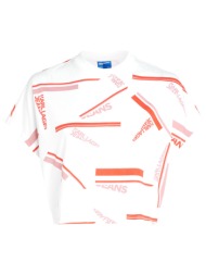 t-shirt με κοντά μανίκια karl lagerfeld all over print stripe boxy fit t-shirt women |