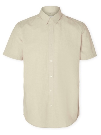 πουκάμισο με μακριά μανίκια selected slimsun shirt - pure