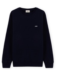 φούτερ autry embroidered logo crewneck sweatshirt - blue navy |