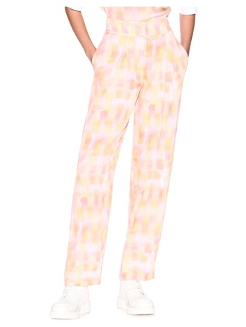 παντελόνια eax pleated slouchy fit pants women |