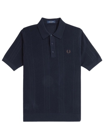 t-shirts & polos fred perry fp pointelle panel knitted σε προσφορά