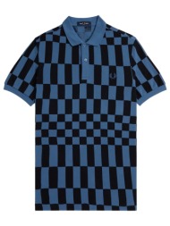 t-shirts & polos fred perry fp chequerboard print fp shirt |