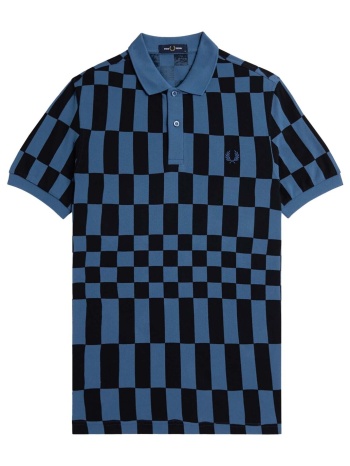 t-shirts & polos fred perry fp chequerboard print fp shirt | σε προσφορά