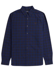 πουκάμισο με μακριά μανίκια fred perry fp tartan oxford shirt |