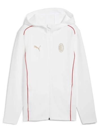fleece puma acm casuals hooded jkt jr | σε προσφορά