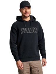 fleece slam logo hoodie |