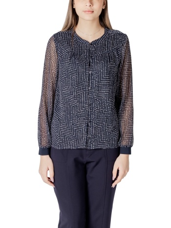 μπλούζα street one printed chiffon blouse w placket detail σε προσφορά