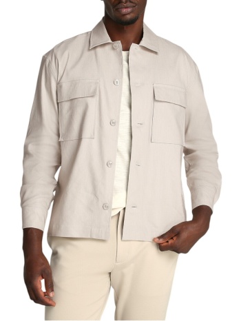 πουκάμισο με μακριά μανίκια calvin klein jeans linen σε προσφορά