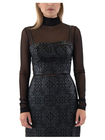 μπλουζάκια με μακριά μανίκια twenty-29 faux leather