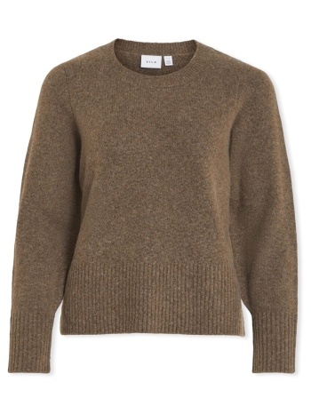 πουλόβερ vila primia knit - fossil |
