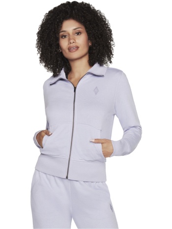 ζακέτα skechers the hoodless hoodie diamond jacket |