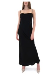 φορέματα atelier satin strass detail slip long dress women |