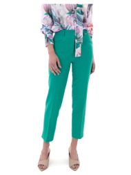 παντελόνια c.manolo high waist slim fit crop pants women |